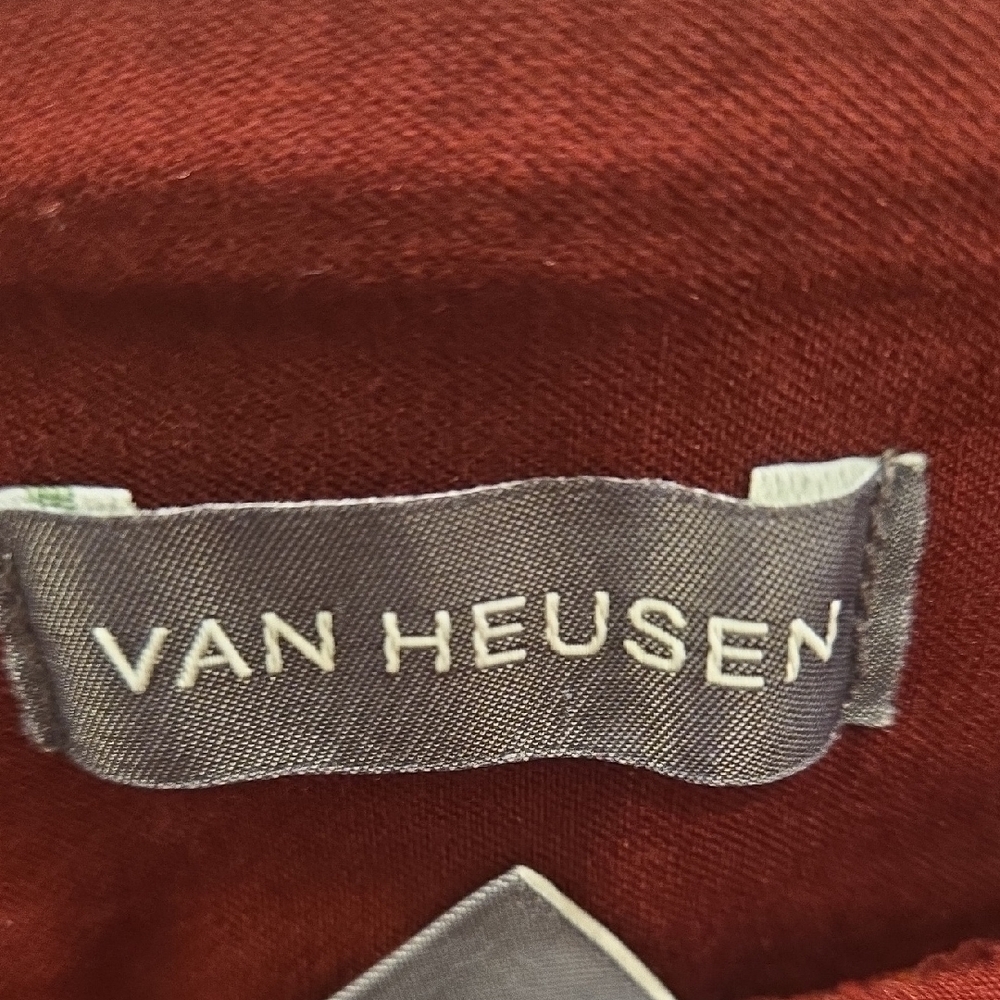 Van Heusen Burgundy Trousers - Picture 2 of 10